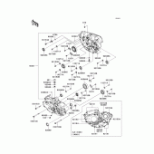 Схема вузла: Картер двигуна для Kawasaki KX450 KX450F