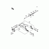 Схема вузла: Задній важіль (Маятник) для Kawasaki EJ800 W800