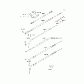 Схема узла: Тросики для Kawasaki EN500 Vulcan 500