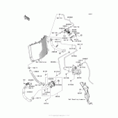 Схема узла: Water Pipe для Kawasaki ZX1400 Ninja ZX-14R