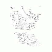 Схема вузла: Вихлопна система для Kawasaki VN2000 Vulcan 2000