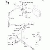 Схема вузла: Система запалювання для Kawasaki EJ650 W650