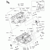 Схема вузла: Картер двигуна для Kawasaki ZX1000 Ninja ZX-10R