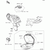 Схема узла: Информационные наклейки (cdf) для Kawasaki ZG1400 1400GTR ABS