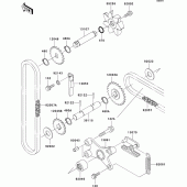Схема вузла: Водяний насос для Kawasaki VN1500 VN1500 Mean Streak