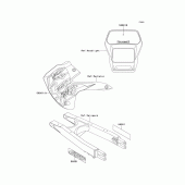 Схема вузла: Decals(klx650-b1) для Kawasaki KLX650 KLX650