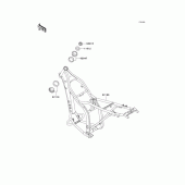 Схема вузла: Рама для Kawasaki KLX300R