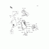 Схема узла: Радиатор (b9f-bbf) для Kawasaki VN1700 VN1700 Voyager ABS
