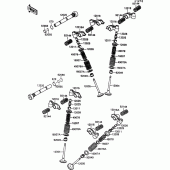 Схема узла: Клапан для Kawasaki VN1500 VN-15 SE