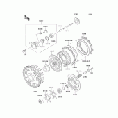 Схема вузла: Зчеплення для Kawasaki ZX900 Ninja ZX-9R