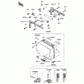 Схема узла: Комплектующая (Saddlebag) для Kawasaki ZG1000 Concours