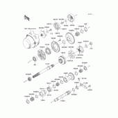 Схема вузла: Balancer для Kawasaki ZR1200 ZRX1200 DAEG