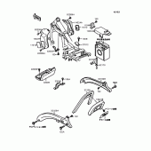 Схема вузла: Батарейний відсік для Kawasaki EN400 Vulcan 400