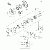 Схема вузла: Starter Motor для Kawasaki KLZ1000 Versys 1000 LT