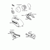 Схема вузла: Decal для Kawasaki ZX400 Z400FII