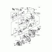 Схема узла: Starter Motor для Kawasaki KLX140 KLX140L