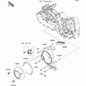 Схема вузла: Chain cover для Kawasaki VN1700 Vulcan 1700 Voyager Custom ABS