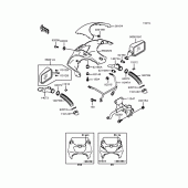 Схема вузла: Обтічник (ZXR400-L5) для Kawasaki ZX400 ZXR400