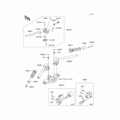 Схема узла: Руль для Kawasaki EX250 Ninja 250