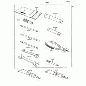 Схема вузла: Інструмент для Kawasaki ZG1200 Voyager XII