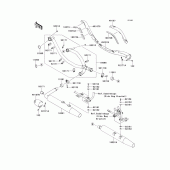 Схема вузла: Вихлопна система для Kawasaki VN1700 Vulcan 1700 Nomad