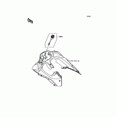 Схема вузла: Аксесуари (DC Output) для Kawasaki EX650 Ninja 650 ABS