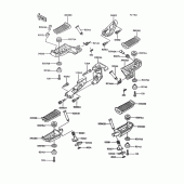 Схема вузла: Підніжки для Kawasaki ZG1000 Concours