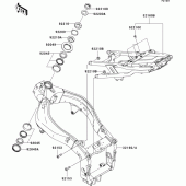 Схема вузла: Рама для Kawasaki ZX636 Ninja ZX-6R