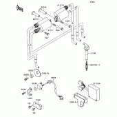 Схема узла: Катушка зажигания для Kawasaki ZX1100 Ninja ZX-11