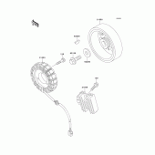 Схема вузла: Генератор для Kawasaki ZX600 Ninja ZX-6