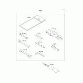 Схема вузла: Owners tools(g9f) для Kawasaki VN1700 Vulcan 1700 Classic LT