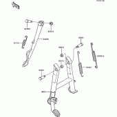 Схема вузла: Stand(s) для Kawasaki ZX600 GPX600R