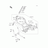 Схема узла: Рама для Kawasaki ZX1100 Ninja ZX-11