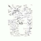 Схема вузла: Cowling(1/2)(upper)(ecf/ecfa) для Kawasaki ZX1400 Ninja ZX-14R