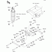 Схема узла: Suspension для Kawasaki ZR750 Z750S