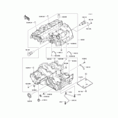Схема вузла: Картер двигуна для Kawasaki ZR1000 Z1000