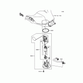 Схема узла: Топливный насос для Kawasaki EX300 Ninja 300