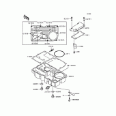 Схема узла: Масляный поддон для Kawasaki ZX900 GPZ900R