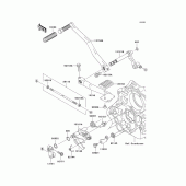 Схема вузла: Перемикач передач для Kawasaki VN1600 Vulcan 1600 Classic