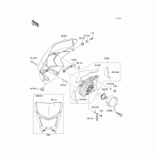 Схема вузла: Headlight(s) для Kawasaki KLX450 KLX450R