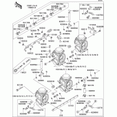 Схема узла: Карбюратор(1/4) для Kawasaki ZX600 ZZ-R600