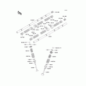 Схема узла: Клапан(ы) для Kawasaki ZX1100 Ninja ZX-11