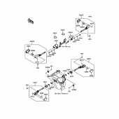 Схема узла: Поворотники для Kawasaki EN650 Vulcan S Café ABS