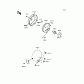 Схема вузла: Фара для Kawasaki BN125 Eliminator