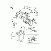 Схема вузла: Електроустаткування для Kawasaki KLE500