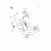 Схема узла: Радиатор для Kawasaki VN1700 Vulcan 1700 Voyager Custom ABS