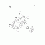 Схема вузла: Фара для Kawasaki ZX600 Ninja ZX-6