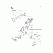 Схема узла: Переднее крыло для Kawasaki EX650 Ninja 650