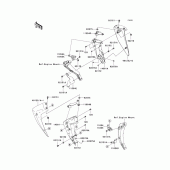Схема вузла: Нижній обтічник для Kawasaki ZR750 Z750