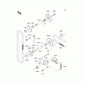 Схема вузла: Водяний насос для Kawasaki VN1500 VN1500 Mean Streak